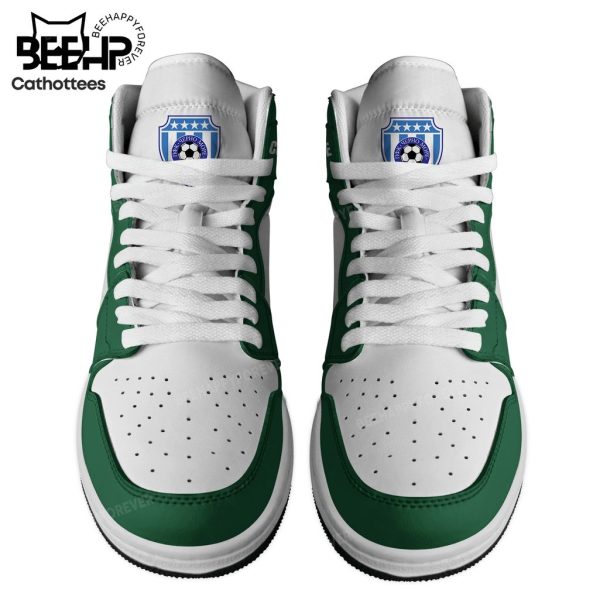 Personalized Cherno More Varna Green White Nike Logo Design Air Jordan 1 High Top