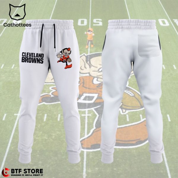 Personalized Cleveland Browns 1946 Mascot Design Hoodie And Pants