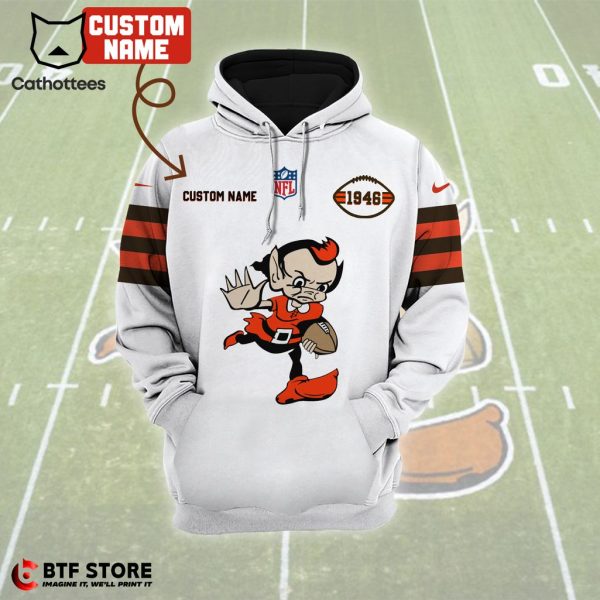 Personalized Cleveland Browns 1946 Mascot Design Hoodie And Pants