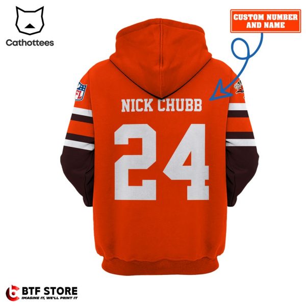 Personalized Cleveland Browns Nike Logo Design Hoodie And Pants