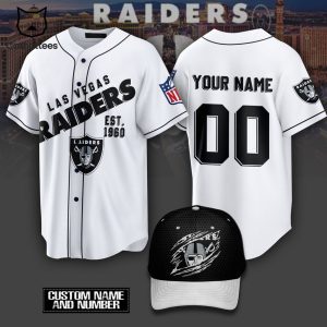 Personalized Las Vegas Raiders EST 1960 Baseball Jersey