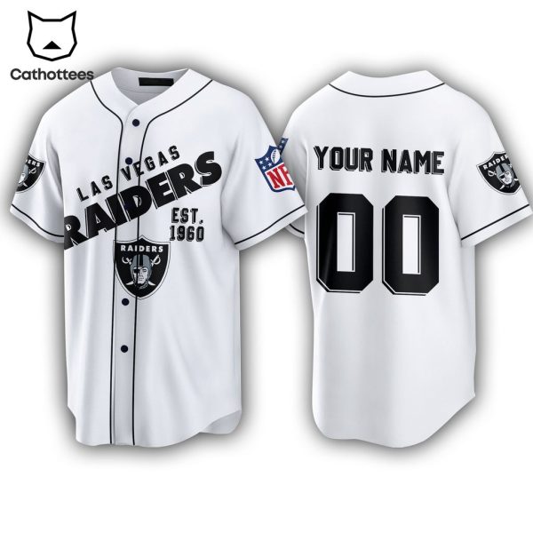 Personalized Las Vegas Raiders EST 1960 Baseball Jersey