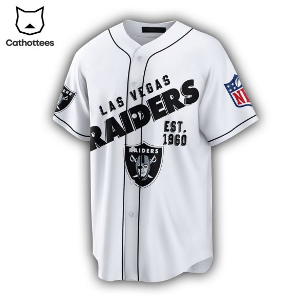 Personalized Las Vegas Raiders EST 1960 Baseball Jersey