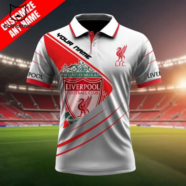 Personalized LFC Liverpool Football Club Logo Design 3D Polo