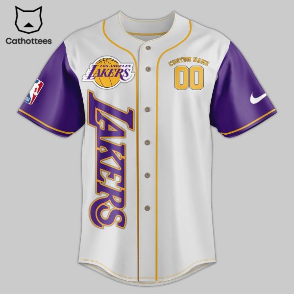 Personalized Los Angeles Basketball Mascot Nike Design Baseball Jersey