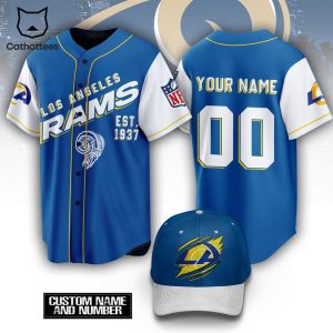 Personalized Los Angeles Rams EST 1937 Baseball Jersey