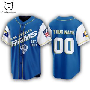 Personalized Los Angeles Rams EST 1937 Baseball Jersey