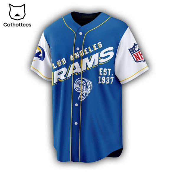 Personalized Los Angeles Rams EST 1937 Baseball Jersey