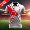 Personalized Nottingham Forest Logo White 3D Polo