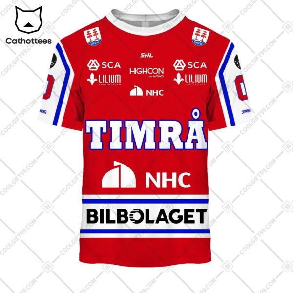 Personalized SHL Timra NHC Bilbolaget Logo Design 3D Hoodie