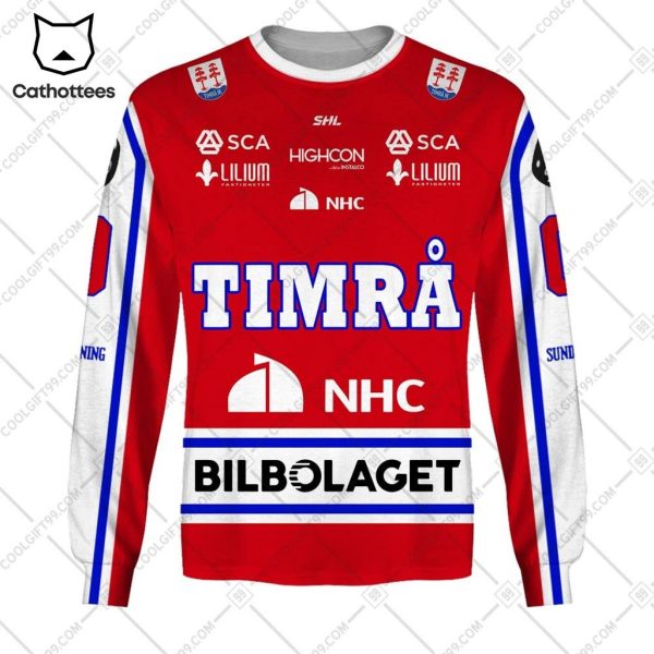 Personalized SHL Timra NHC Bilbolaget Logo Design 3D Hoodie