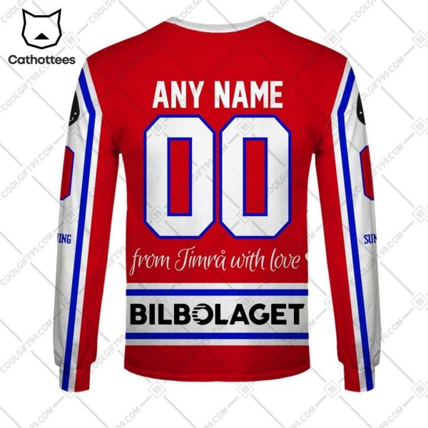 Personalized SHL Timra NHC Bilbolaget Logo Design 3D Hoodie