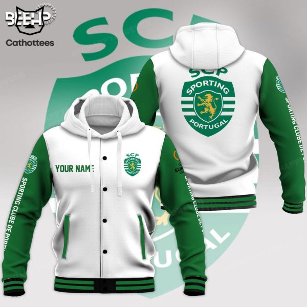 Personalized Sporting Clube De Portugal Logo Design Green White 3D Hoodie