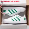 Cherno More Varna Logo White Shoes With Blue Trim Design Stan Smith