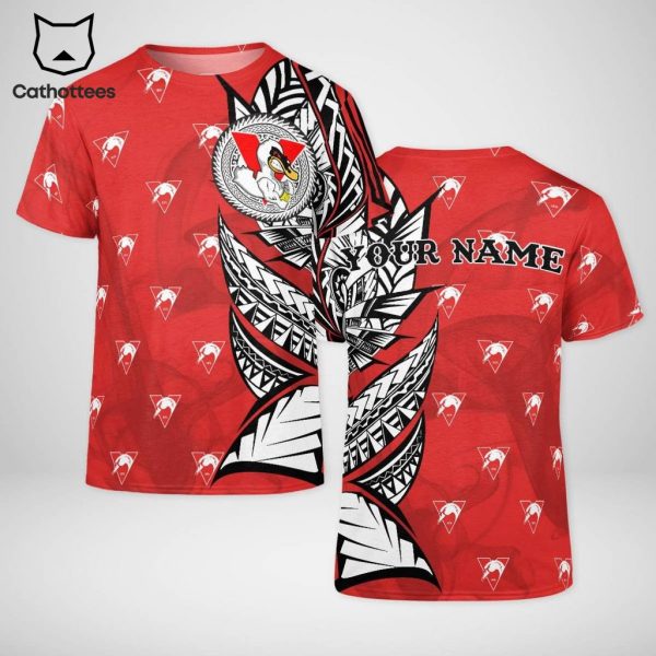 Personalized Sydney Swans Tribal Smoke 3D T-shirt