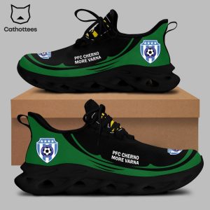 PFC Cherno More Varna Black Shoes Mixed With Half Green Shoes Max Soul Shoes