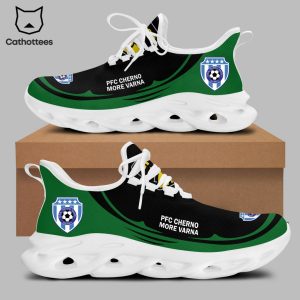 PFC Cherno More Varna Black Shoes Mixed With Half Green Shoes Max Soul Shoes