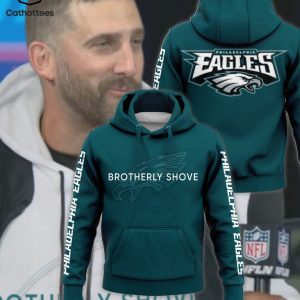 Philadelphia Eagles Brotherly Shove 3D Hoodie