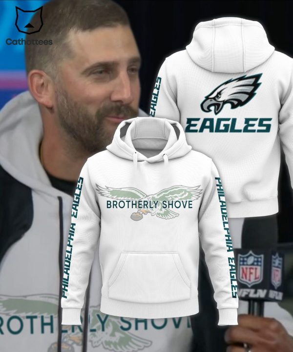 Philadelphia Eagles Brotherly Shove Mascot Design 3D Hoodie