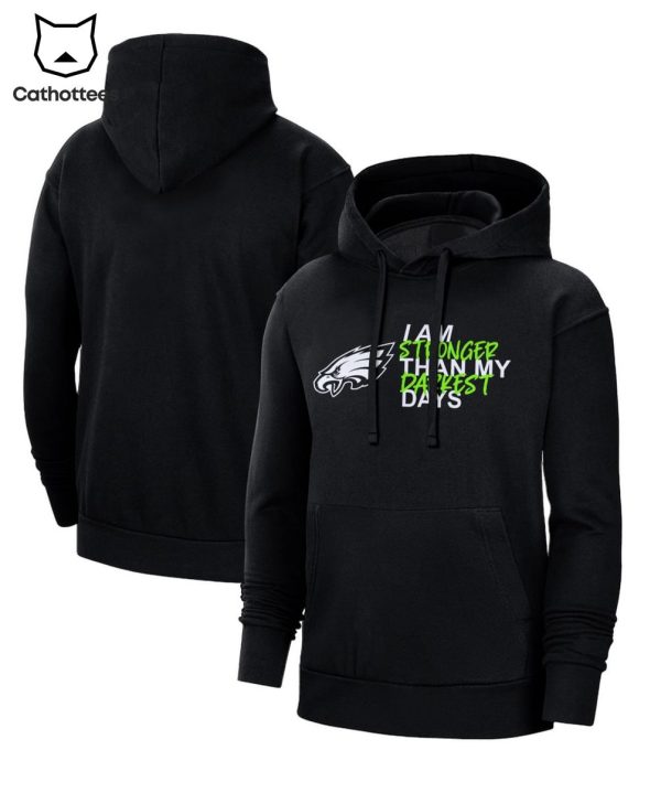 Philadelphia Eagles I Am Stronger Than My Darkest Days 3D Hoodie