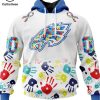 Personalized Philadelphia Eagles Special Autism Awareness Design 3D Hoodie