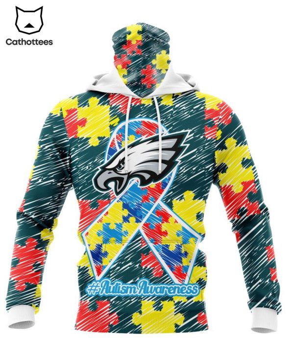 Personalized Philadelphia Eagles Special Autism Awareness Design 3D Hoodie