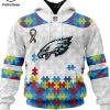 Personalized Philadelphia Eagles Special Autism Awareness Design 3D Hoodie