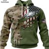 Personalized Philadelphia Eagles Special Camo Design For Veterans Day 3D Hoodie – WS01