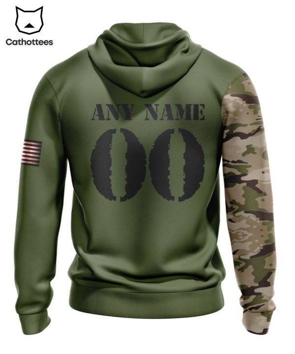 Personalized Philadelphia Eagles Special Camo Design For Veterans Day 3D Hoodie