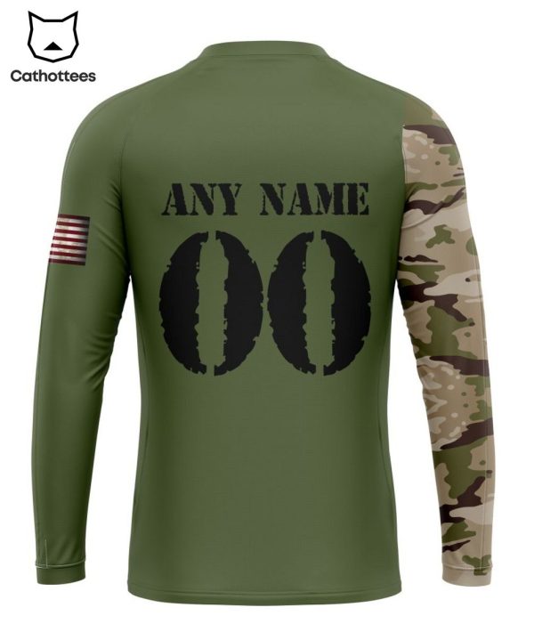 Personalized Philadelphia Eagles Special Camo Design For Veterans Day 3D Hoodie