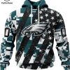 Personalized Philadelphia Eagles Special Horror Skull Art Design 3D Hoodie