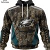 Personalized Philadelphia Eagles Special Camo For Veterans Day Mascot Design 3D Hoodie