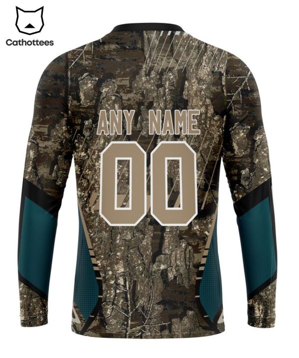 Personalized Philadelphia Eagles Special Camo Hunting Design 3D Hoodie