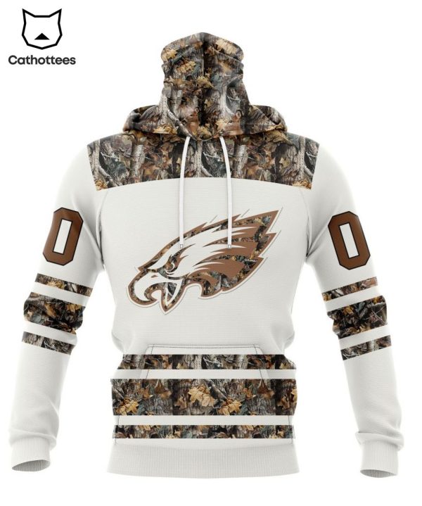 Personalized Philadelphia Eagles Special Camo Hunting Mascot Design 3D Hoodie