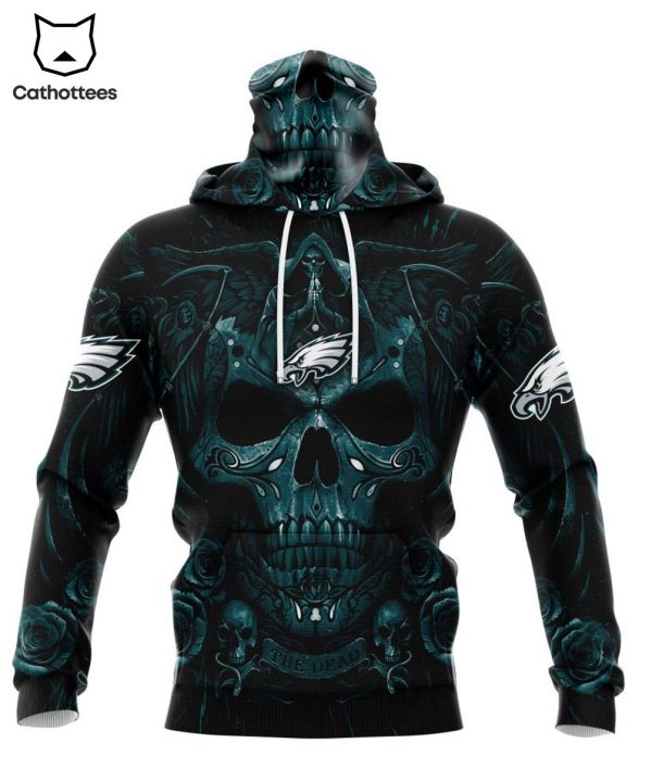 Personalized Philadelphia Eagles Special Design With Skull Art 3D Hoodie