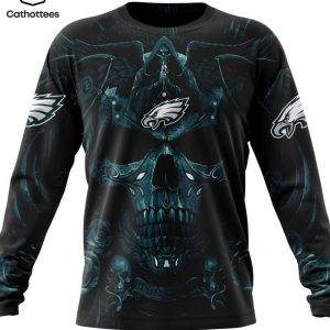 NFL Philadelphia Eagles Special Skull Art Design Hoodie - Torunstyle