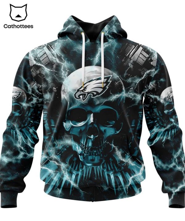 Personalized Philadelphia Eagles Special Expendables Skull Design 3D Hoodie