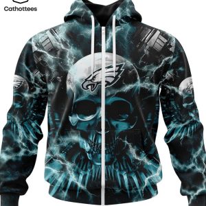 Personalized Philadelphia Eagles Special Expendables Skull Design 3D Hoodie