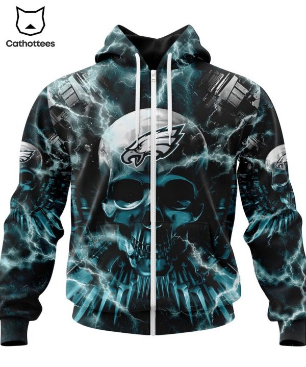 Personalized Philadelphia Eagles Special Expendables Skull Design 3D Hoodie