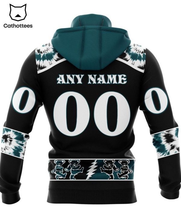 Personalized Philadelphia Eagles Special Grateful Dead Design 3D Hoodie