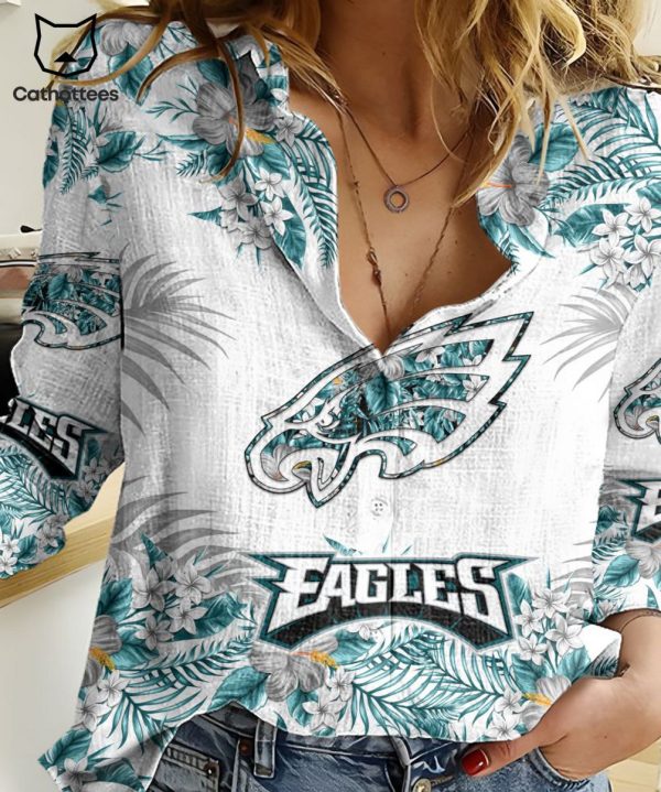 Personalized Philadelphia Eagles Special Hawaiian Design Woman Casual 3D Hoodie