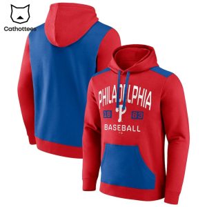 Philadelphia Phillies 1883 Baseball Red Blue 3D Hoodie