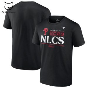 Philadelphia Phillies 2023 NLCS Black Design 3D T-Shirt