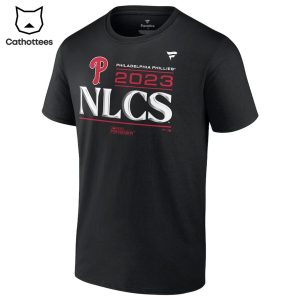 Philadelphia Phillies 2023 NLCS Black Design 3D T-Shirt
