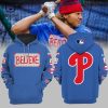 Philadelphia Phillies 2023 Red Blue Design 3D Hoodie