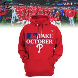 Philadelphia Phillies Fanatics Branded Red 2023 Postseason Logo Design 3D Hoodie