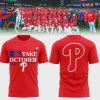 Philadelphia Phillies Get The Out Of Philly Red 3D T-Shirt