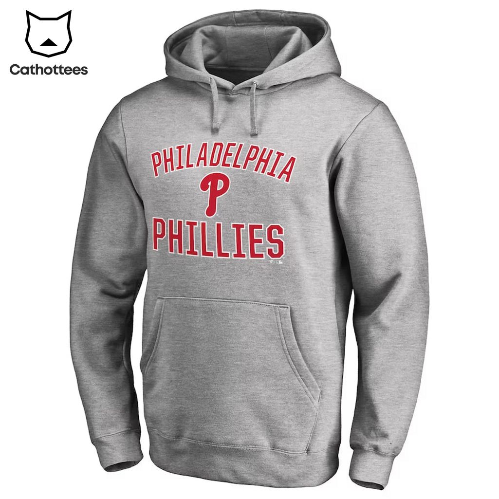 Philadelphia Phillies Grey Design 3D Hoodie
