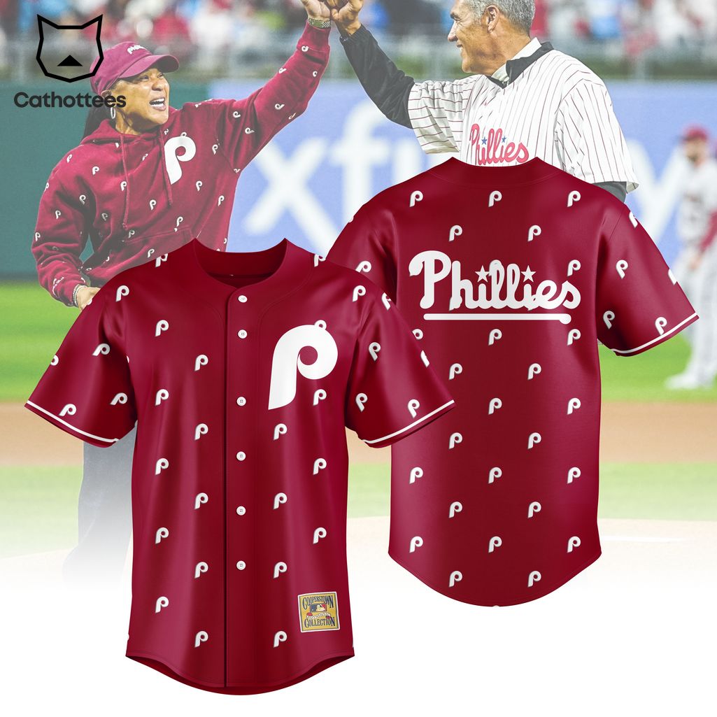 Philadelphia Phillies Logo Design Baseball Jersey