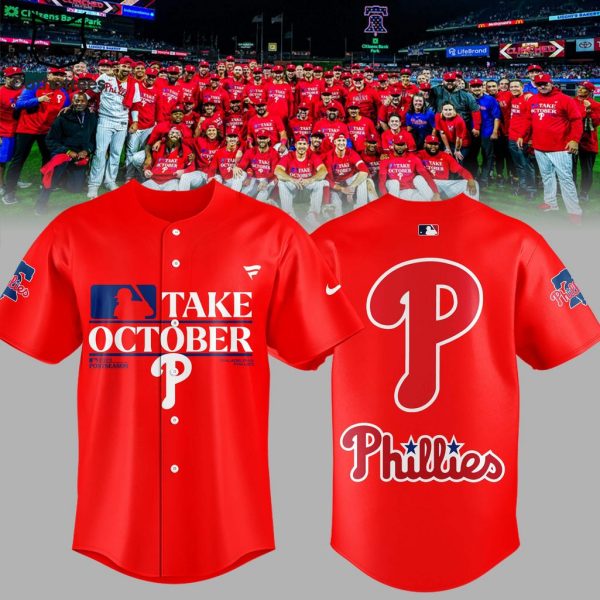 Philadelphia Phillies Take October Design Baseball Jersey